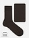 Non-Elastic Ribbed Fine Crew Socks L