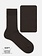Unelastische, gerippte, feine Crew-Socken L