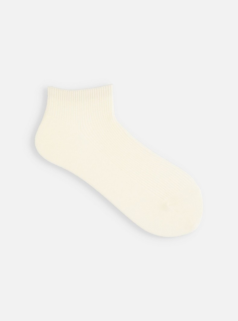 Feingerippte kurze Socken