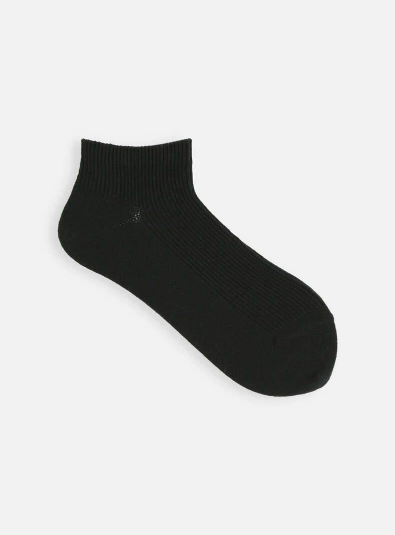 Feingerippte kurze Socken