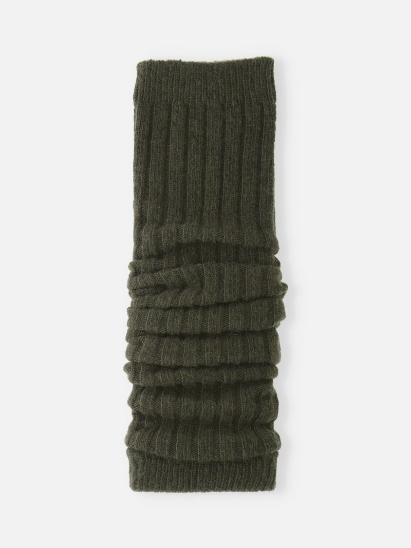 Jambière laine d'agneau à côtes 4x2 54cm
