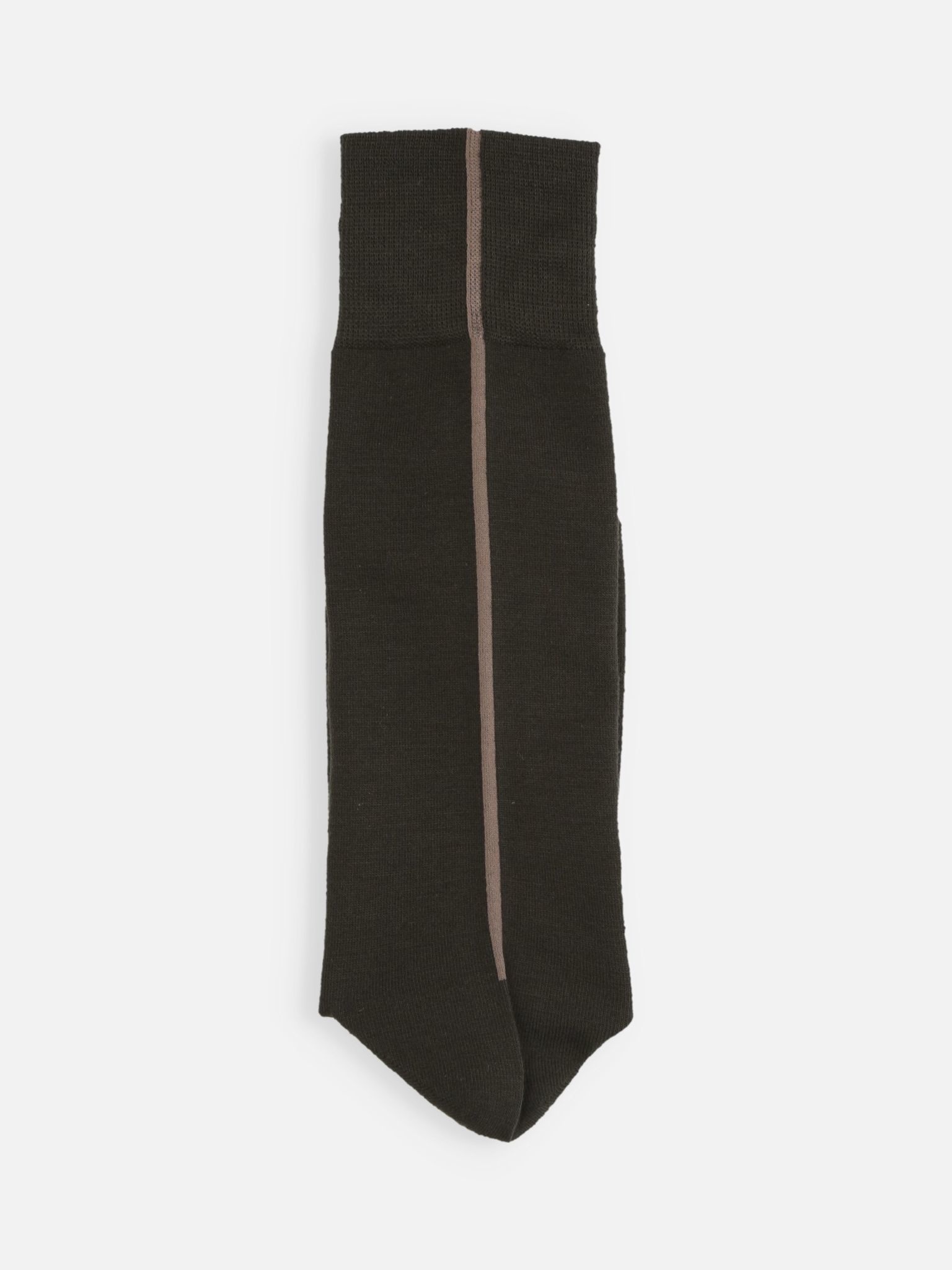 Merinowolle-Crew-Socken mit Rücknaht, Größe M