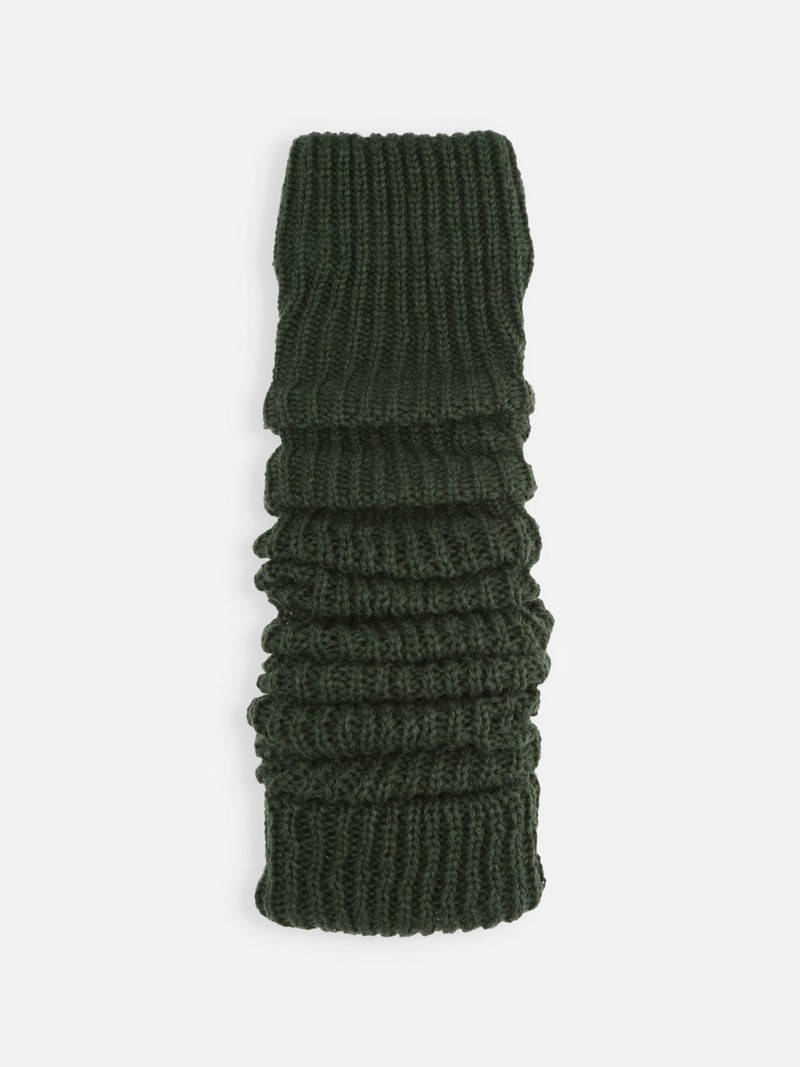 iets frans Fluffy Knit Extra-Long Legwarmers