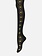 Seitenblumenstrick-Baumwollstrumpfhose 250D