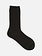 Gerippte Rundsocken aus Öko-Wolle und recyceltem Garn