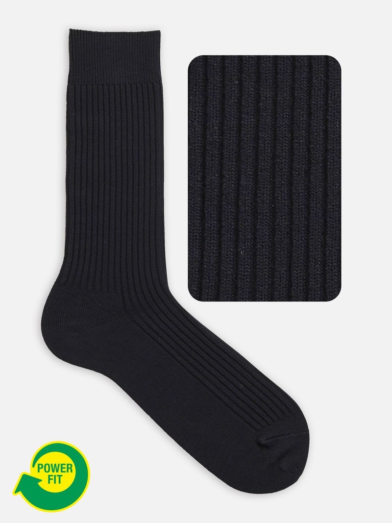 Power-Fit Mid-Calf Socks L