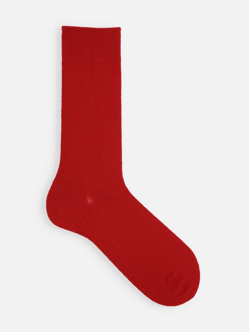 Elastische Wadensocken aus Merinowolle L