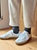 Elastische Wadensocken aus Merinowolle L
