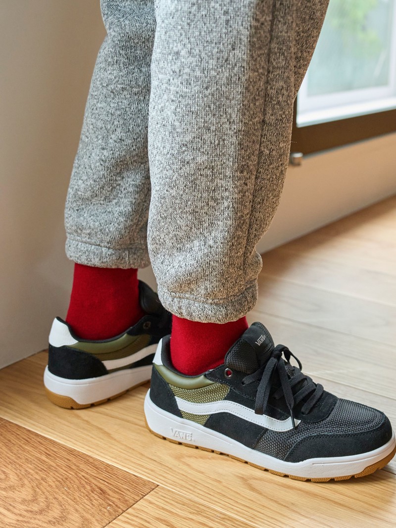 Elastische Wadensocken aus Merinowolle L