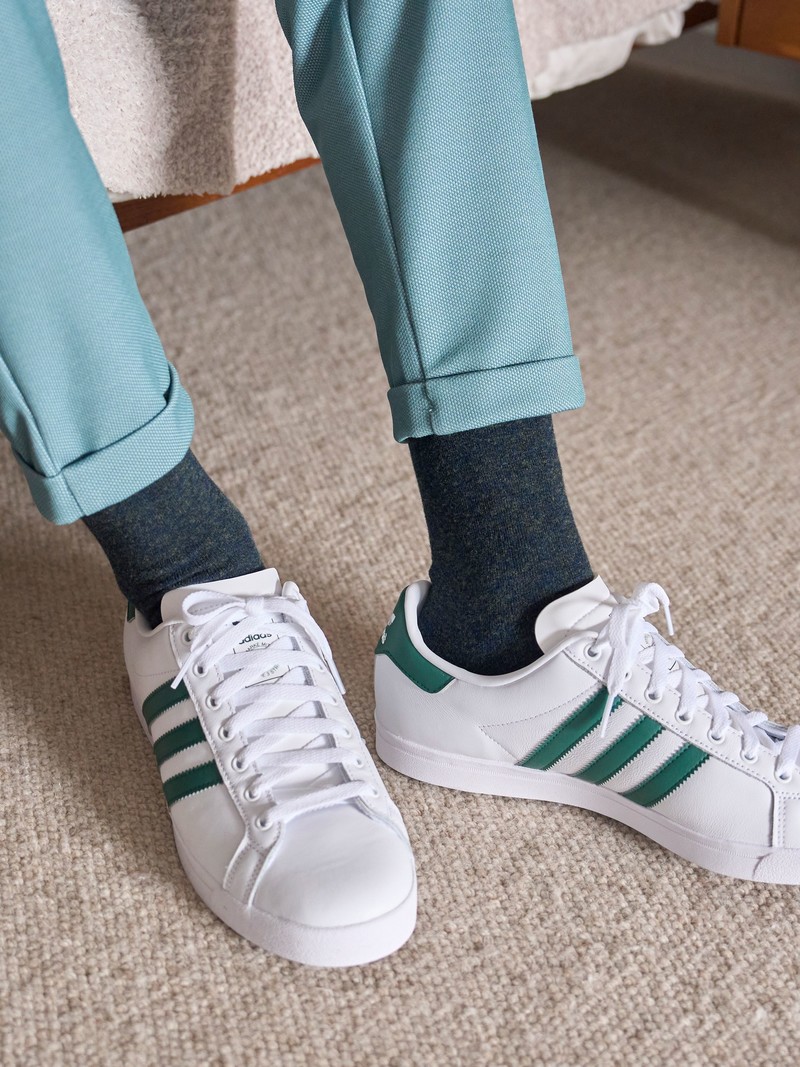 Elastische Wadensocken aus Merinowolle L