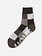 Block Pattern Grip Room Socks M