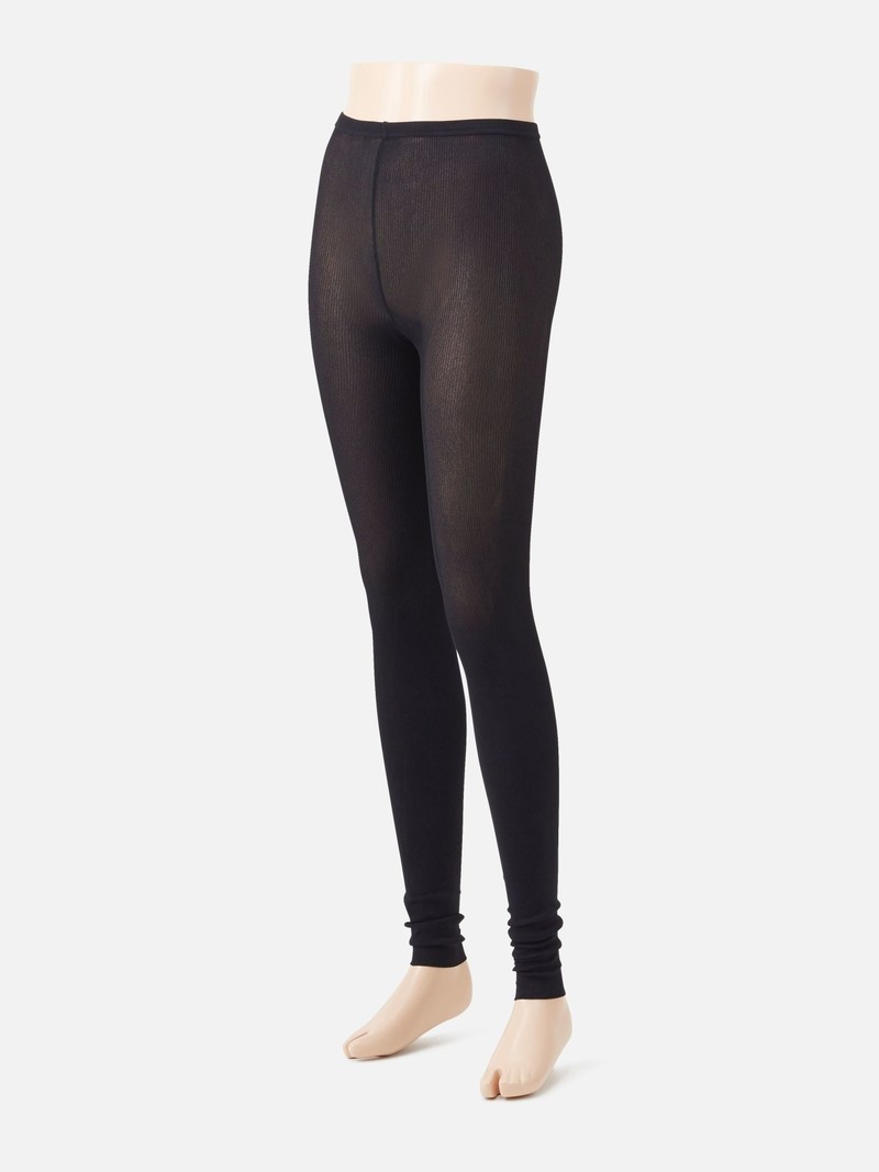 Leggings lunghi a coste 150D 1x1