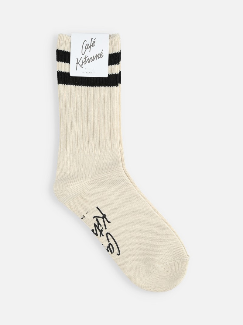 Cafe Kitsuné Top Line Crew Socks S