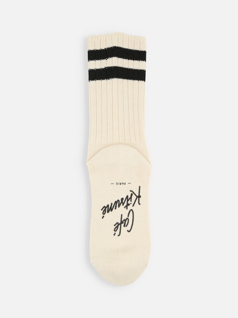Cafe Kitsuné Top Line Crew Socks M