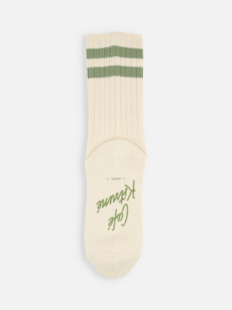 Cafe Kitsuné Top Line Crew Socks M