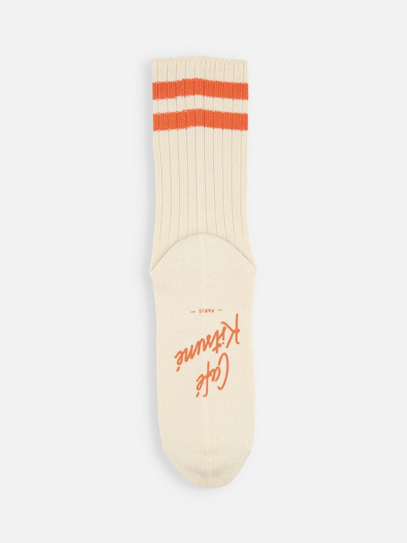 Cafe Kitsuné Top Line Crew Socks M