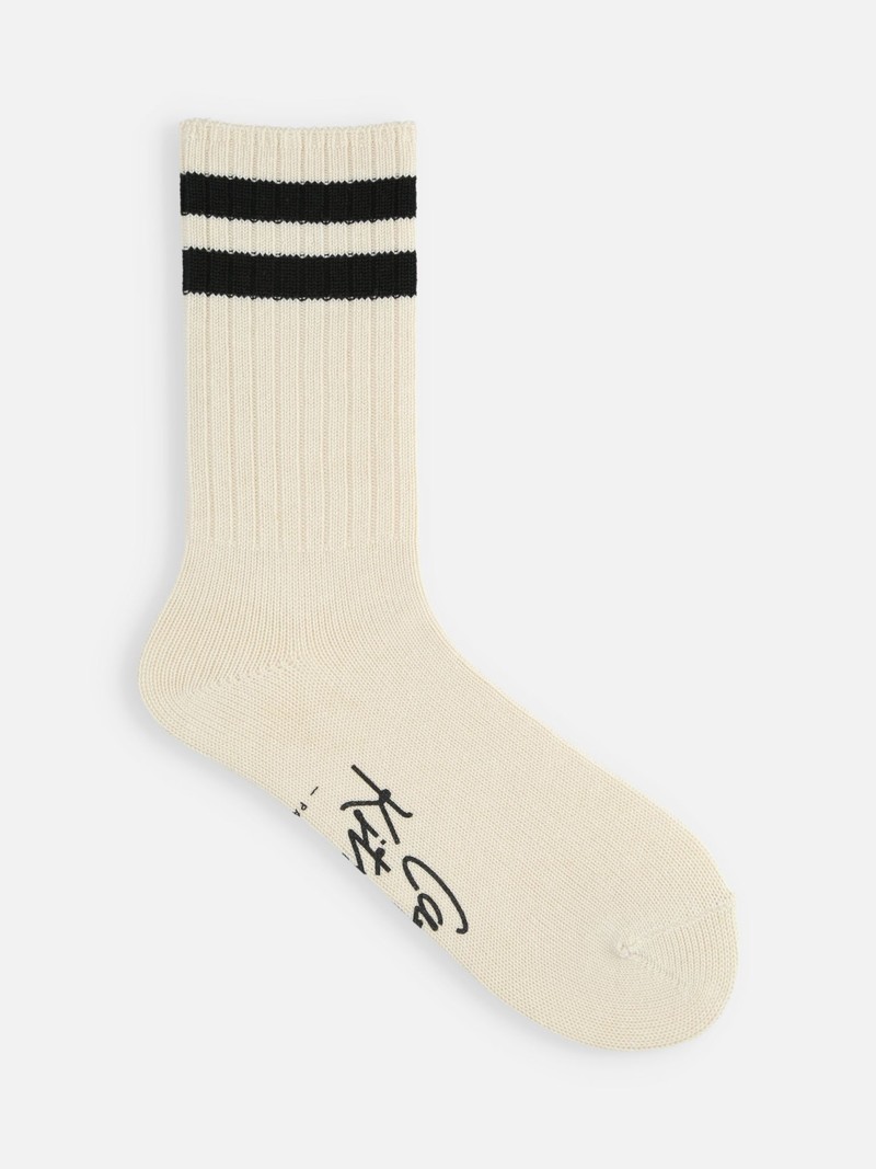 Cafe Kitsuné Top Line Crew-Socken S