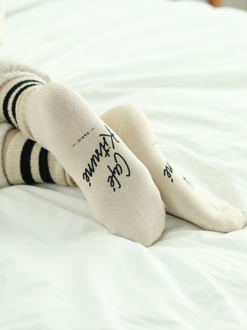 Cafe Kitsuné Top Line Crew Socks S