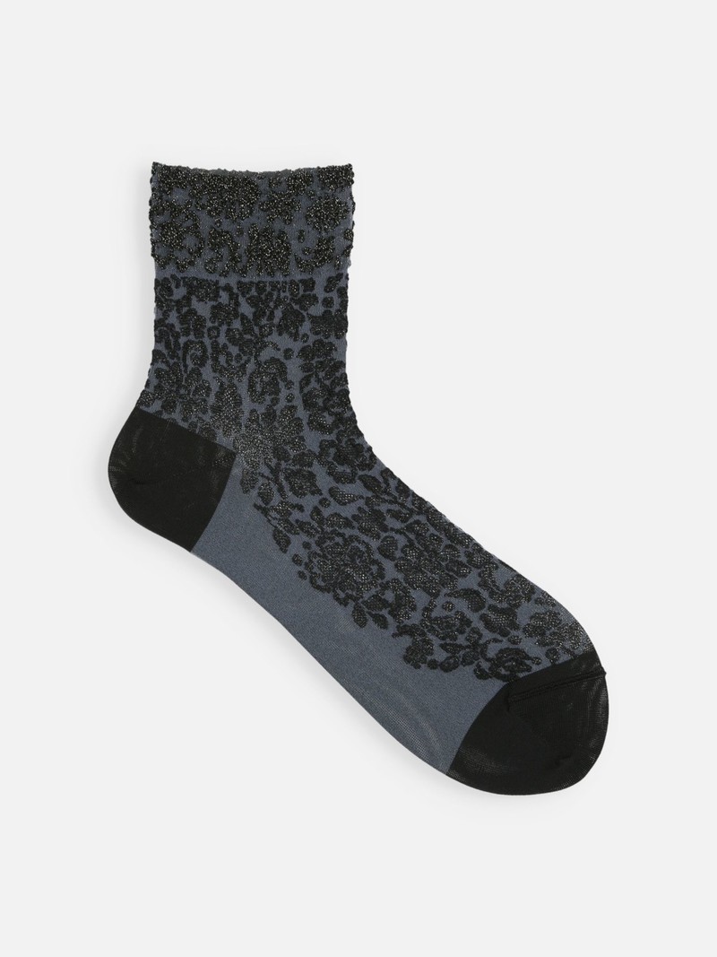 Two-Tone Float Low Crew Socks