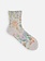 Flower Field Float Low Crew Socks