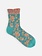 Float Oriental Flower Low Crew Socks