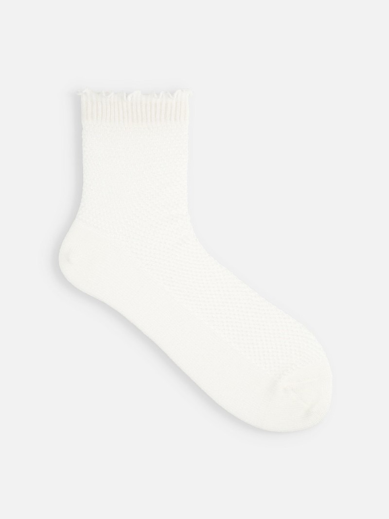 Mellow Top Mesh Low Crew Socks