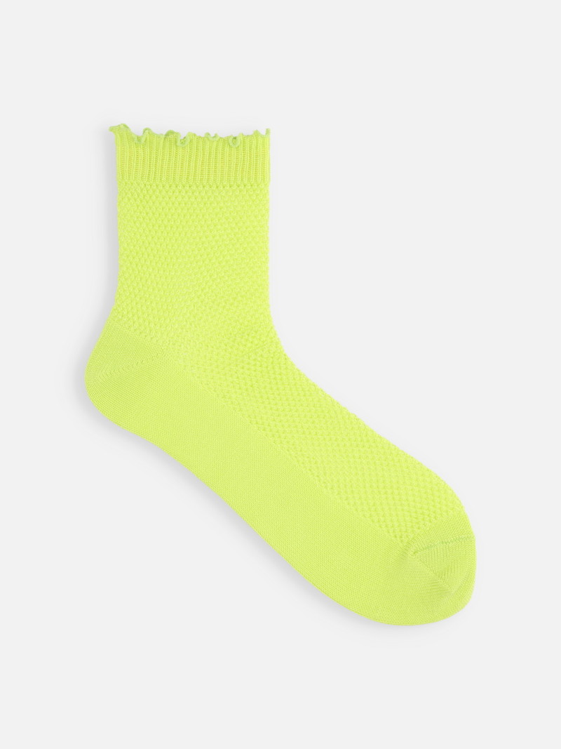 Mellow Top Mesh Low Crew Socks