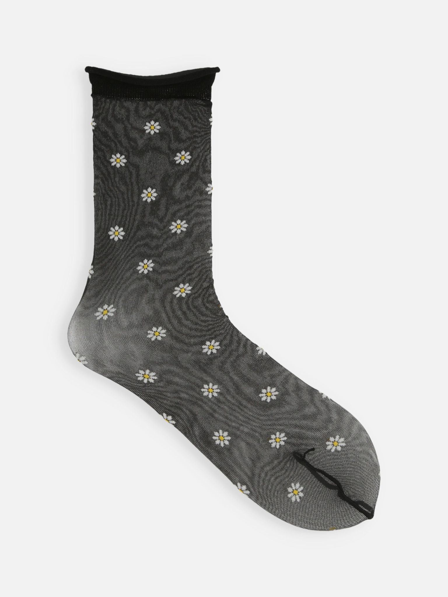 5 Paires Chaussettes Transparentes Femmes Vintage Fleur - Socquettes Maille Broderie Cheville Été Fantaisie