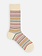 Multi-Stripe Crew Socks M