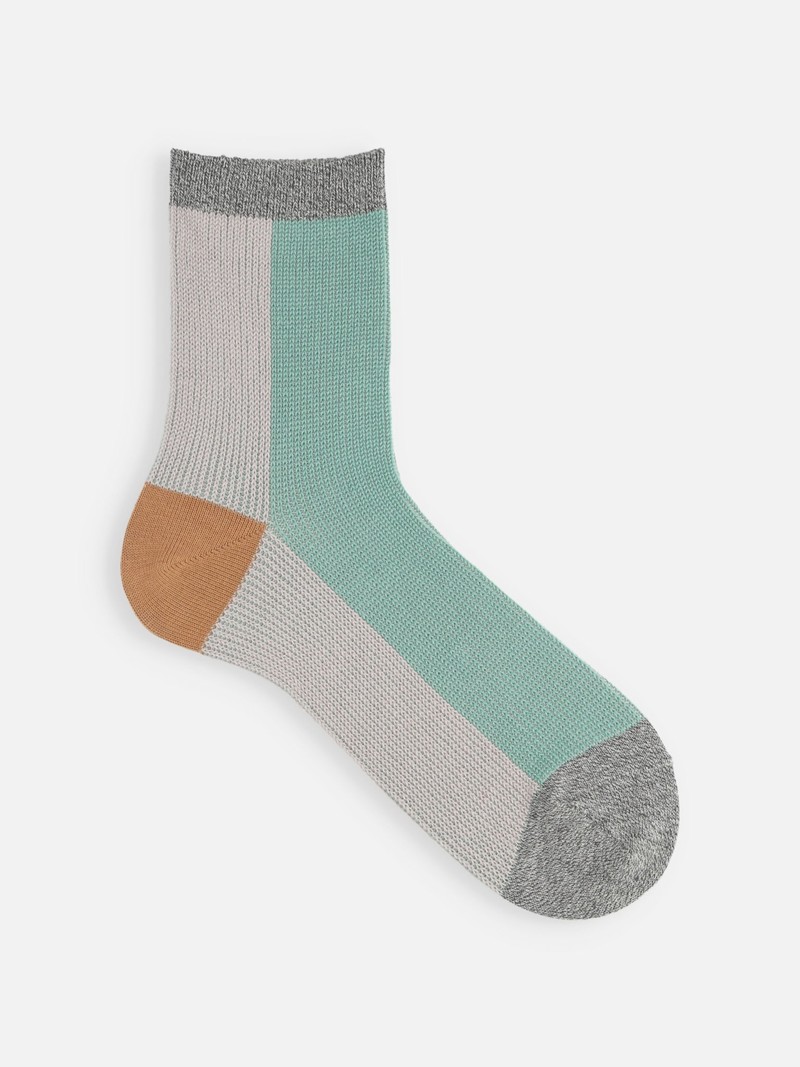 Panel Colour Short Socks M