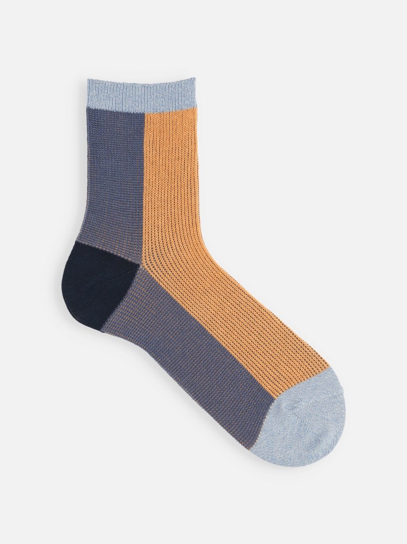 Panel Colour Short Socks M