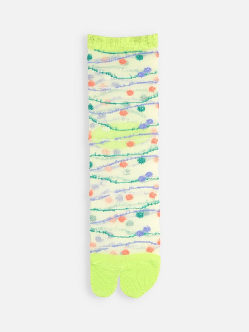 Water Balloon Tabi Low Crew Socks