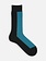 Schicke zweifarbige Wadensocken M