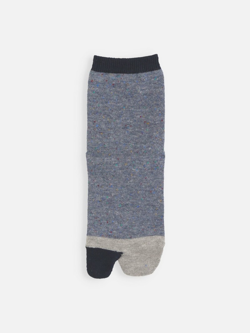 Kids Heathered Tabi Socks 16-18cm