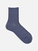 Einfarbige kurze Socken aus Baumwolle/Leinen M