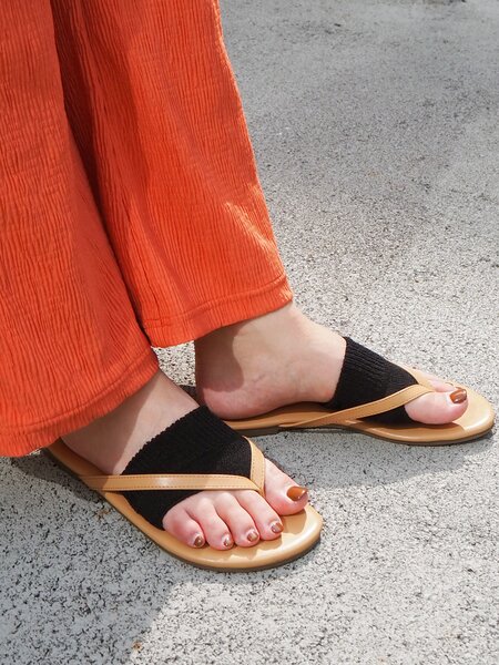 011190076 Toe-band unie en lin