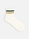 Bicolore Line Top Rib Ankle Socks