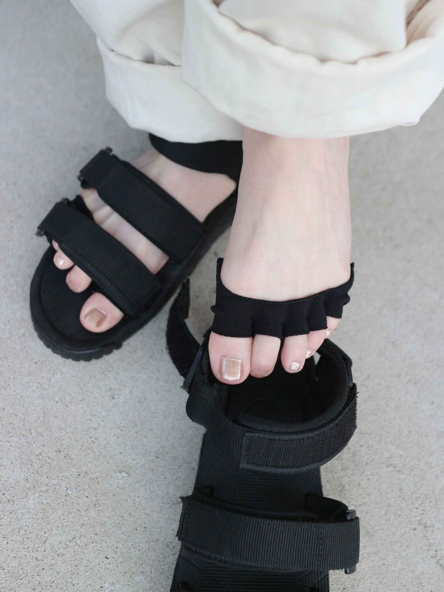 Teil-Socken