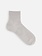 Niedrige Crew-Socken aus Baumwoll-/Leinen-Mesh M