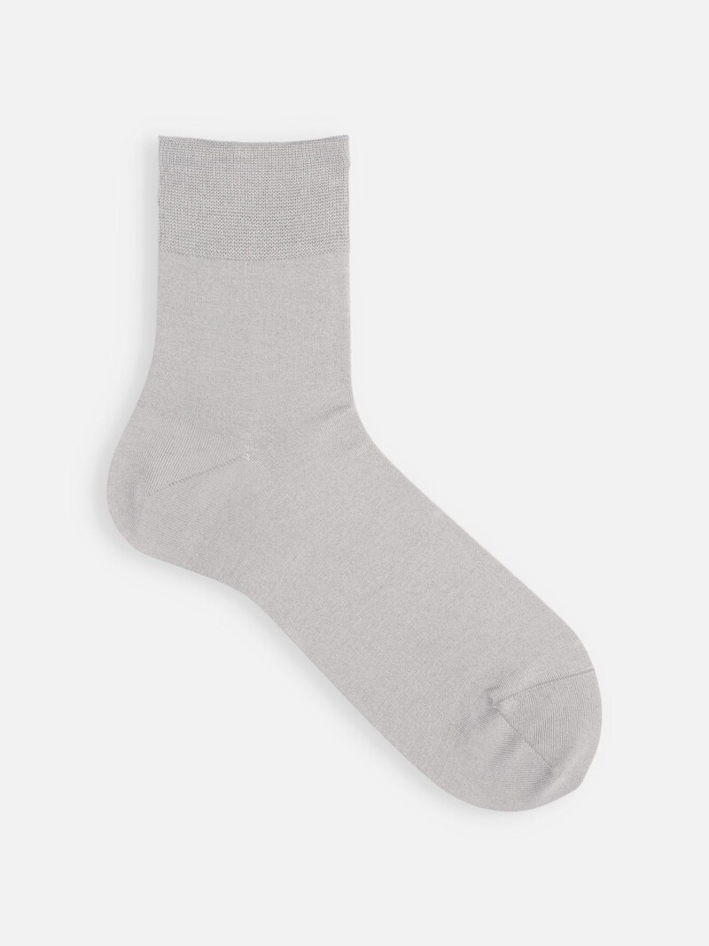 Cotton/Linen Plain Short Socks M