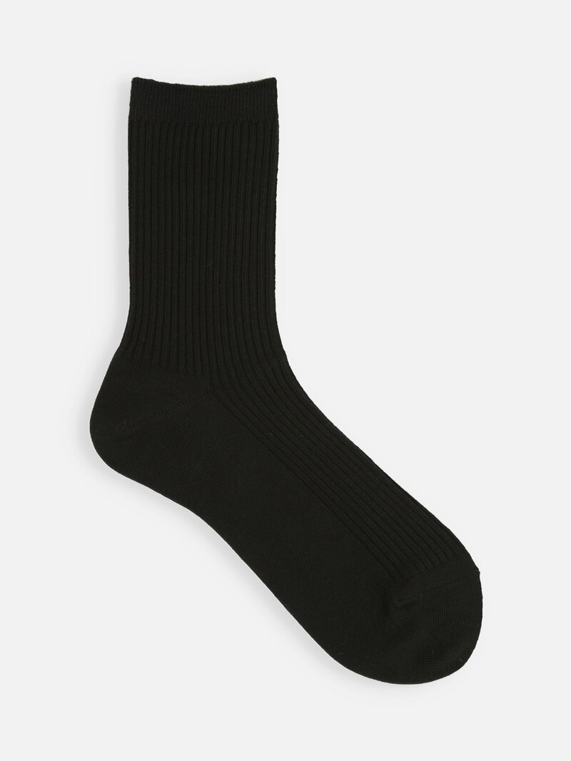 Mi-chaussette côtes 2x2 moyenne jauge M