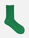 Classic 2x2 Ribbed Plain Crew Socks L