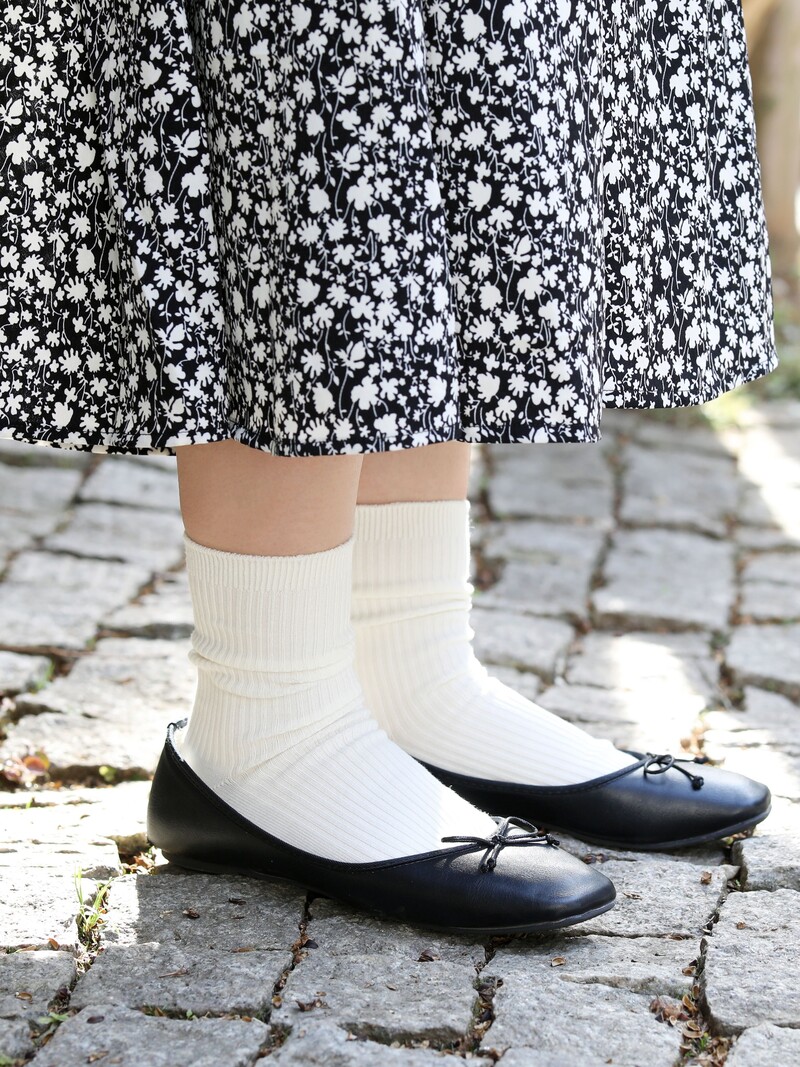 Mi-chaussette côtes 2x2 moyenne jauge M