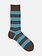 Chic Wide Stripe Mid-Calf Socks L