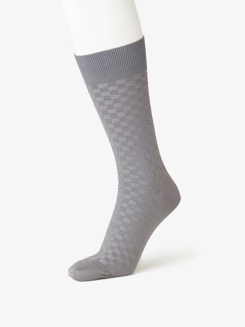 Damier Pattern Mid-Calf Socken M