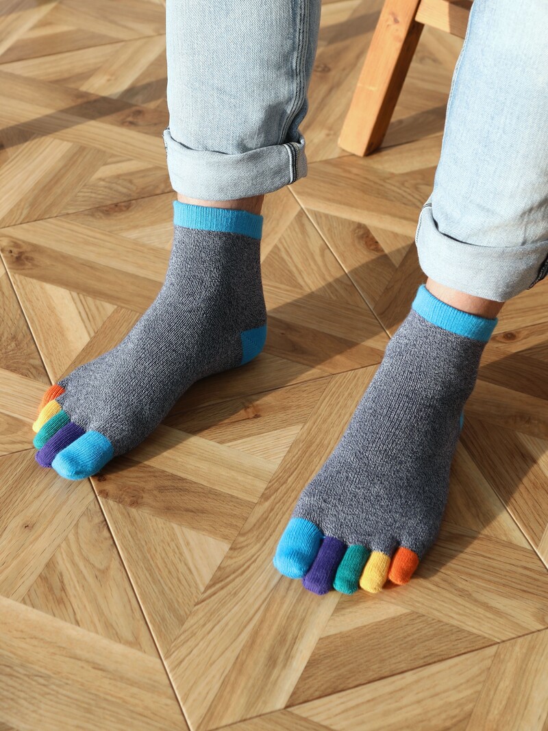 Rainbow Toe Short Socks M - TABIO FRANCE