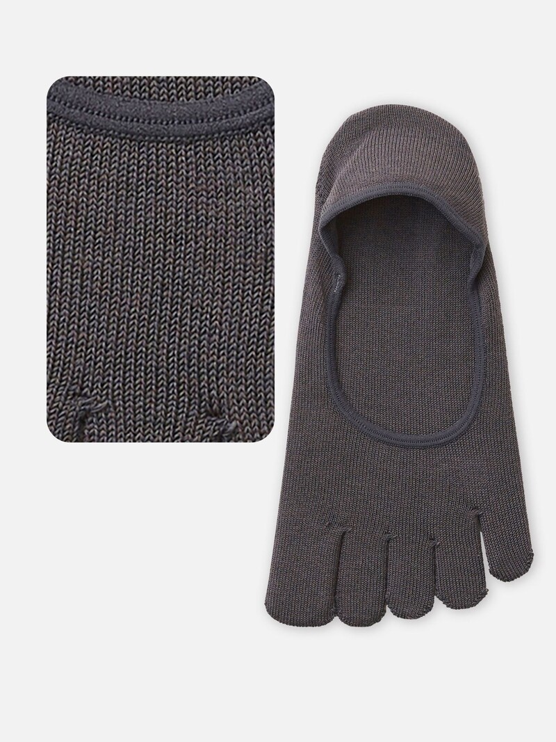 Lyocell Toe No-Show Socken L