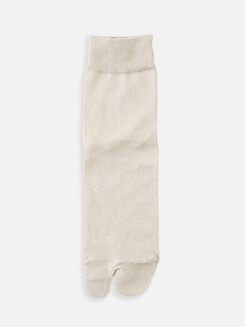 Feine glitzernde Tabi Low Crew-Socken