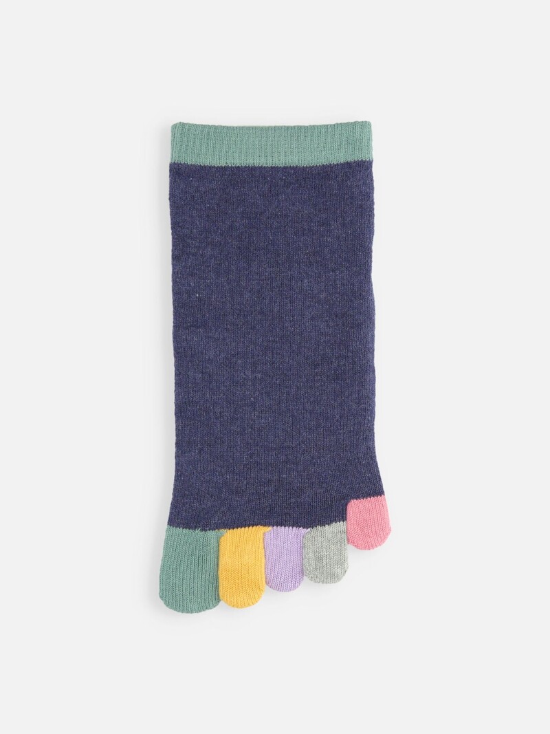 Regenbogen 5-Finger-Zehensocken S