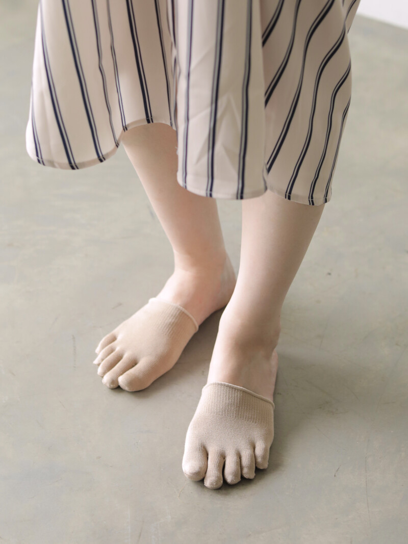 Silk 5 Toes Half Cover S